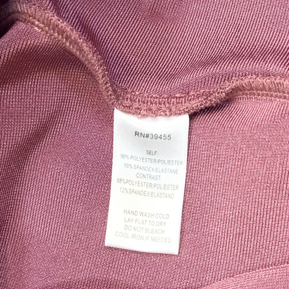 Wow Couture Mauve Bodycon Flutter Accent Dress - … - image 8